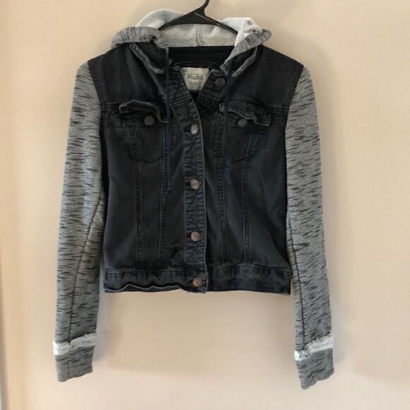 Women’s Black Jean Jacket Size XS - Picture 2 of 4